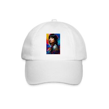 Colorful Beauty 4 - Baseball Cap - white/white - Front