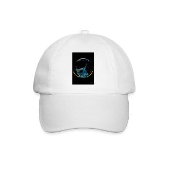 Kaos dans une bulle néon 4 - Casquette classique - blanc/blanc - Devant