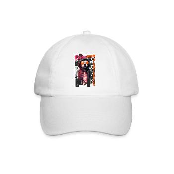 Relax man by ART8NS - Art ON Streetwear - Baseball Cap - white/white - Front