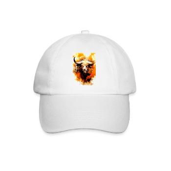Bison Animal sauvage américain - Casquette classique - blanc/blanc - Devant