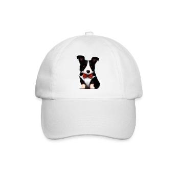 Propriétaires de chiens Border Collie Chiens Amoureux des chiens - Casquette classique - blanc/blanc - Devant