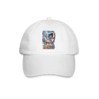 Graffiti style Splash hip hop colors painter color - Baseball Cap - white/white - Front