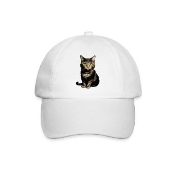 Kitten - Baseball Cap - white/white - Front