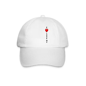 I Love Me - T Shirt - Casquette classique - blanc/blanc - Devant