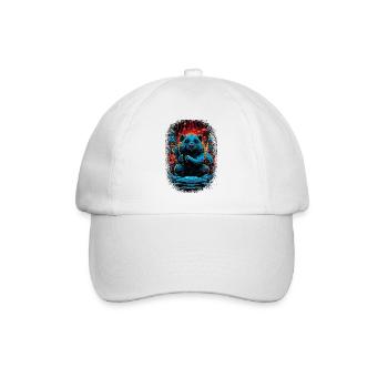jokes bobr beavers bever beaver dam canadian - Baseball Cap - white/white - Front