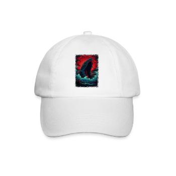 cadeau cadeau cadeau idée épaulard - Casquette classique - blanc/blanc - Devant