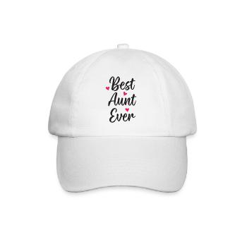 Best Aunt Ever - Baseball Cap - white/white - Front