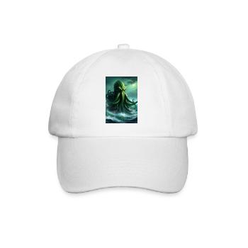 Cthulhu - Baseball Cap - white/white - Front