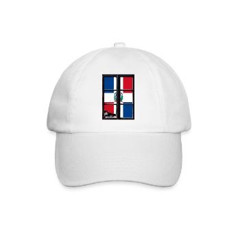 Dominican Republic Flag Dom Rep Flag Travel - Baseball Cap - white/white - Front