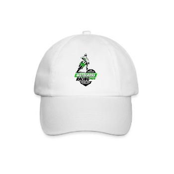 Moto Cross - Motocross - Supercross - Baseball Cap - white/white - Front