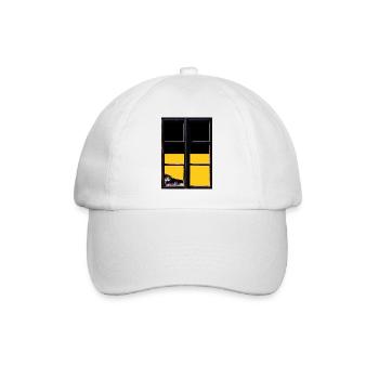 Flag of Baden Württemberg Heimat Stuttgart - Baseball Cap - white/white - Front