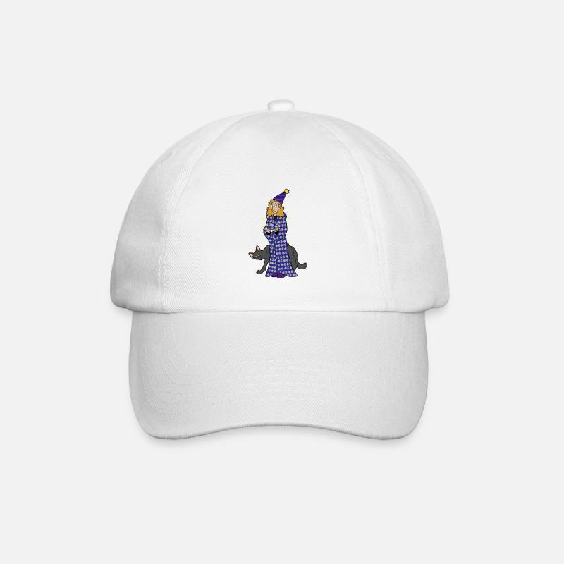 Midnight Magic - Baseballkappe - Weiß/Weiß