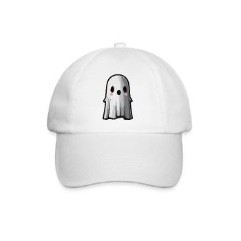 Fantôme mignon / Halloween - Casquette classique - blanc/blanc - Devant