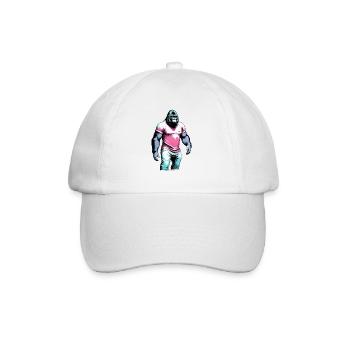 Gorille Cool - Casquette classique - blanc/blanc - Devant