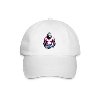 Boxe Boxeur Gorille - Casquette classique - blanc/blanc - Devant