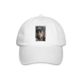 Graffiti Street Art Spray Colors Cool Artist Retro - Baseball Cap - white/white - Front