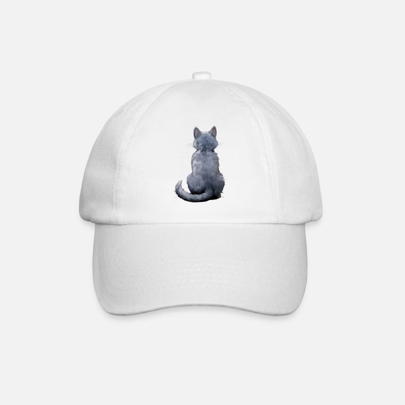 Bleu Russe - Casquette classique - blanc/blanc