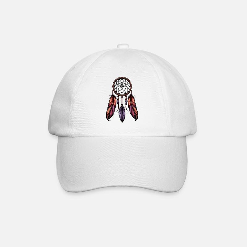 Traumfänger - Baseballkappe - Weiß/Weiß