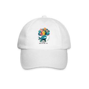 bébé baleine - Casquette classique - blanc/blanc - Devant