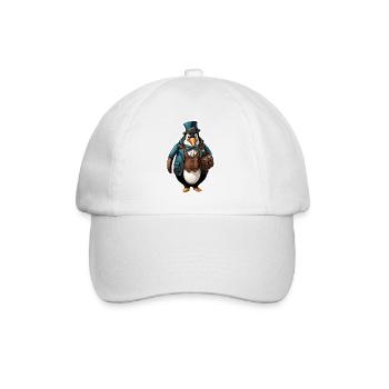 Lederhosen / Animal / Traditional costume / Tradition / Penguin - Baseball Cap - white/white - Front
