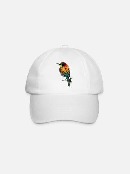 Bee-eater - Baseball Cap - white/white