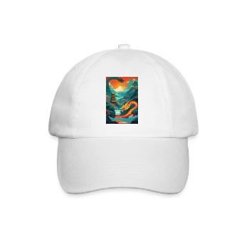 Année du Dragon I - Casquette classique - blanc/blanc - Devant
