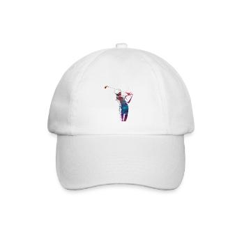 Joueur de golf sportif - Casquette classique - blanc/blanc - Devant