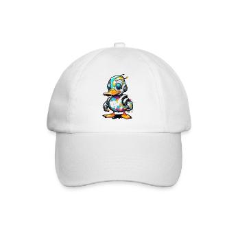 Robot Animal / AI / Mechanized Animals / Comic - Baseball Cap - white/white - Front