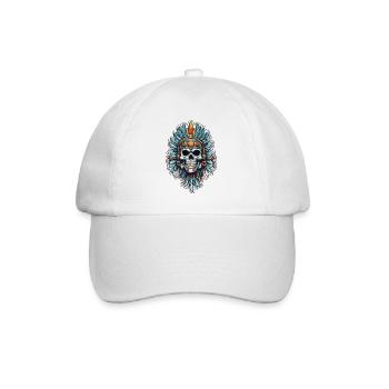 Maya / Haute Culture / Pérou / Calendrier Maya / Motif - Casquette classique - blanc/blanc - Devant