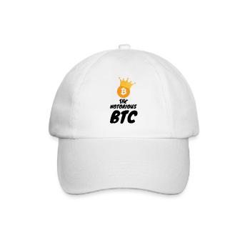 Krypto Notorious BTC 2 Bitcoin - Baseballkappe - Weiß/Weiß - Vorne