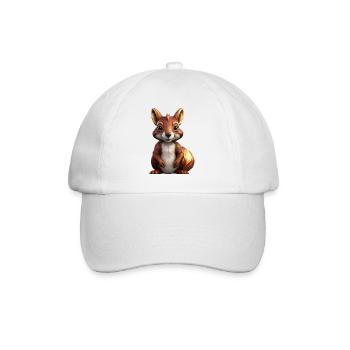 Squirrel - Baseball Cap - white/white - Front