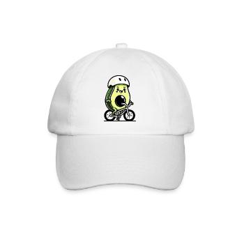 Pédalage : l’avocat cycliste - Casquette classique - blanc/blanc - Devant