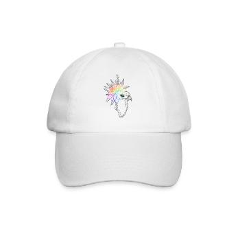 Pride Bird - Baseballkappe - Weiß/Weiß - Vorne