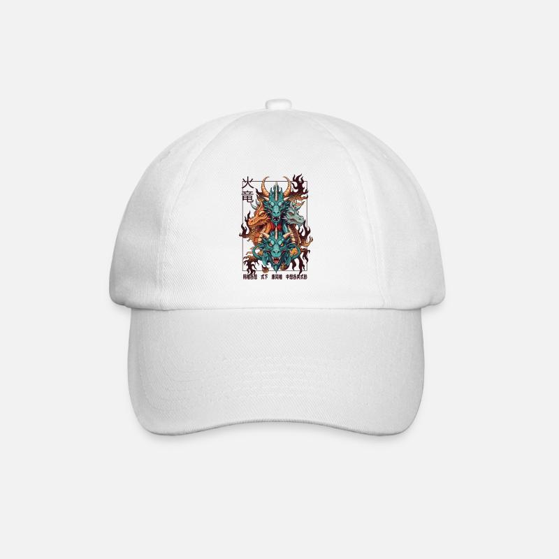 Dragons chinois - Casquette classique - blanc/blanc