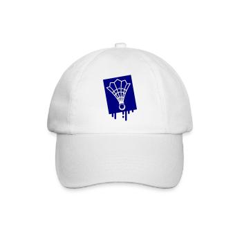 Équipe d’icônes de badminton - Casquette classique - blanc/blanc - Devant