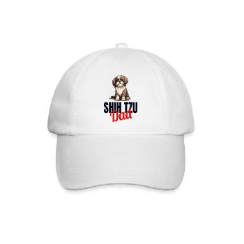Shih Tzu Löwenhunde Chrysanthemenhund Shih Tzu - Baseballkappe - Weiß/Weiß - Vorne