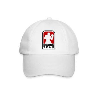 Boxing Team Design for Boxing Gyms and Martial Arts - Baseball Cap - white/white - Front