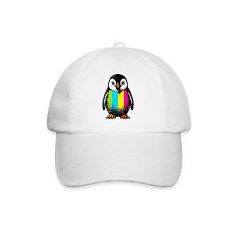 Penguin - Baseball Cap - white/white - Front