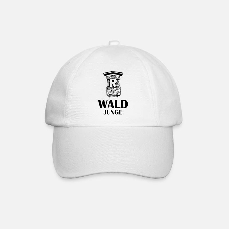 Wald Junge Rennsteig - Baseballkappe - Weiß/Weiß
