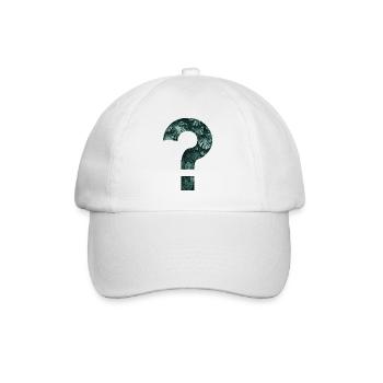 Tropics Plants Question Mark Jungle Monstera - Baseball Cap - white/white - Front