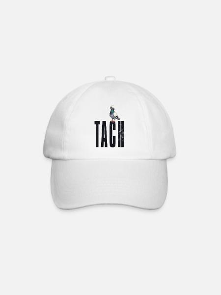Tach Ruhrpott Taube Begrüßung Traditionell - Baseballkappe - Weiß/Weiß