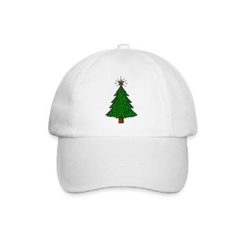 Sapin de Noël - Casquette classique - blanc/blanc - Devant