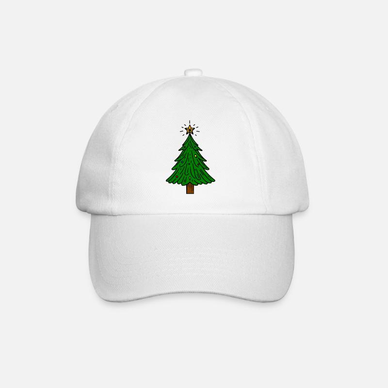 Sapin de Noël - Casquette classique - blanc/blanc