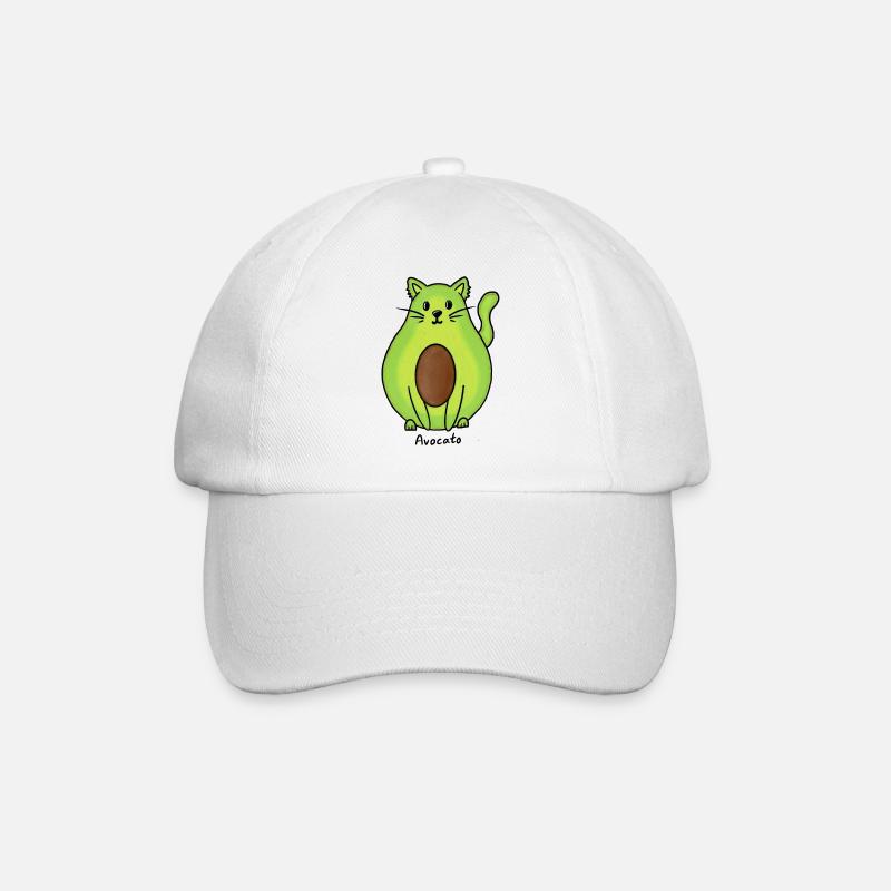 Avocato - Baseballkappe - Weiß/Weiß