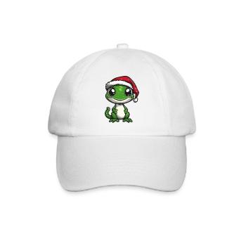 Lézard Noël Mignon - Casquette classique - blanc/blanc - Devant