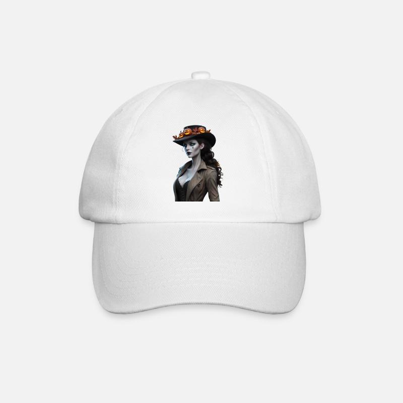 Sorcière d’Halloween - Le traqueur de cerfs - Casquette classique - blanc/blanc