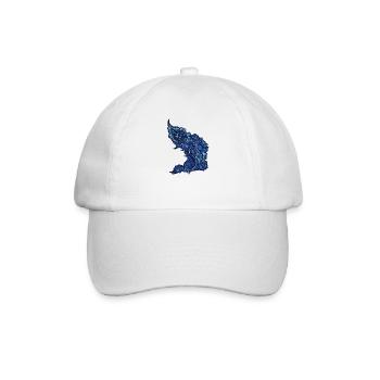 visual feed - Baseball Cap - white/white - Front