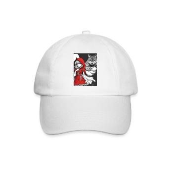 Chaperon rouge - Casquette classique - blanc/blanc - Devant