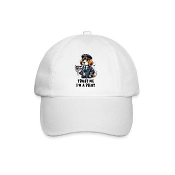 Beagle Pilot - Baseball Cap - white/white - Front
