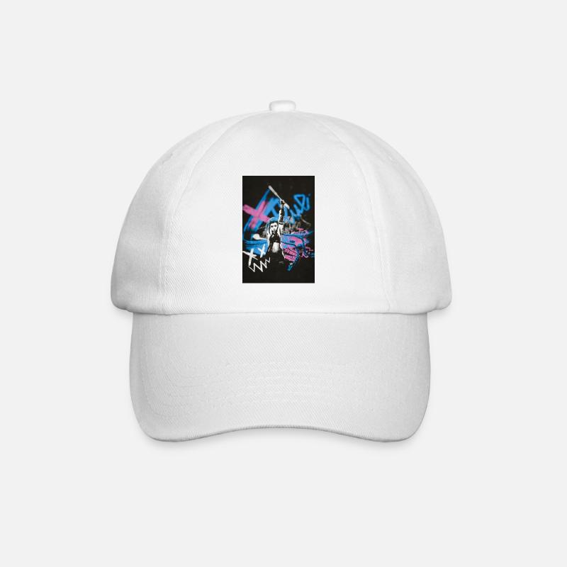 Paint town blue - Casquette classique - blanc/blanc